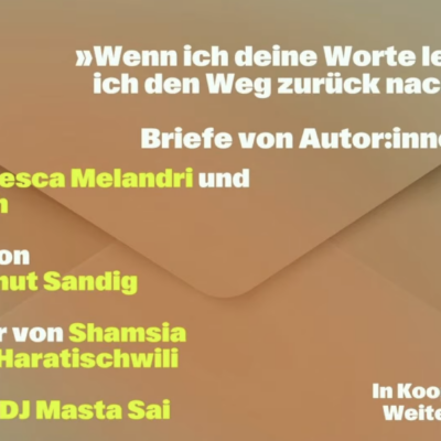 “When I Read Your Words, I Find My Way Back Home”: Letters from Authors in Exile at the Brecht House (Berlin)